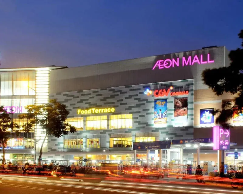 AEON MALL Tân Phú, điểm mua sắm, vui chơi sầm uất ở Sài Gòn