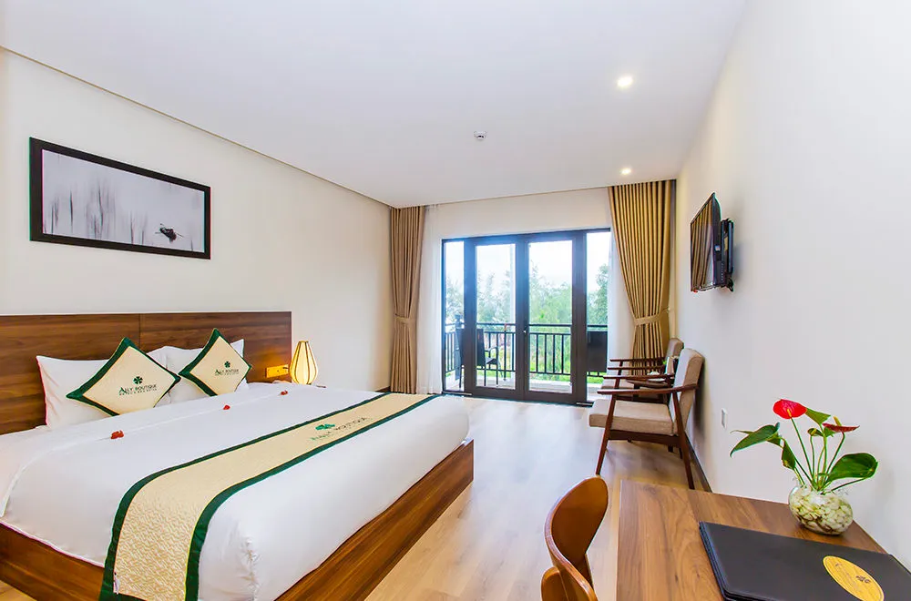 Ally Beach Boutique Hotel Hoi An – Vẻ đẹp nội thất tối giản của khách sạn 4 sao Hội An