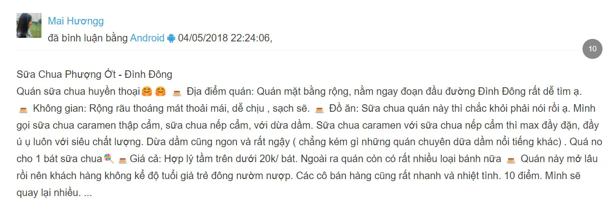 An ủi chiếc bao tử với Sữa chua Phượng Ớt Hải Phòng nổi nhất khu Đình Đông