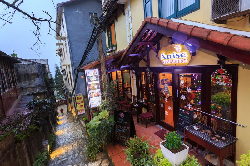 Anise Sapa Restaurant – Nhà hàng kiểu Âu thơ mộng, ăn là mê ngay giữa lòng Sapa