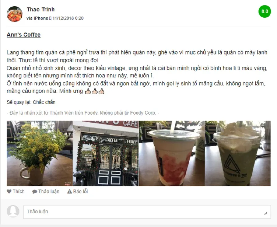 Ann’s Coffee Tea, điểm hẹn lý tưởng của giới trẻ Bến Tre