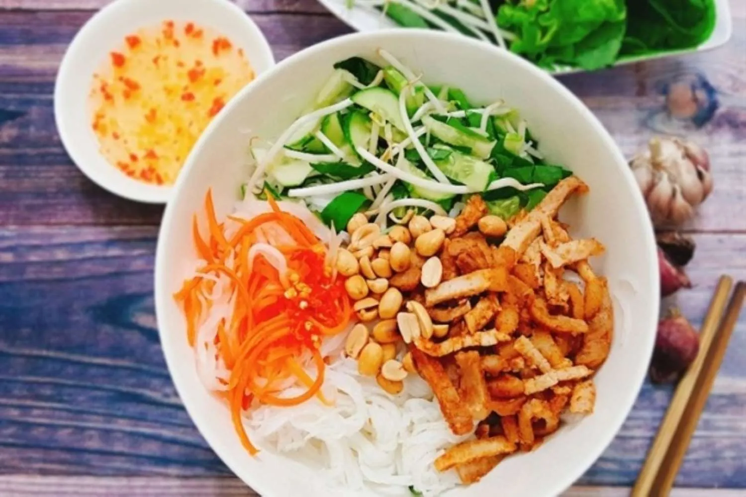 Bánh tằm bì Tân Châu An Giang, thưởng thức món ăn vặt ngon rẻ chất lượng