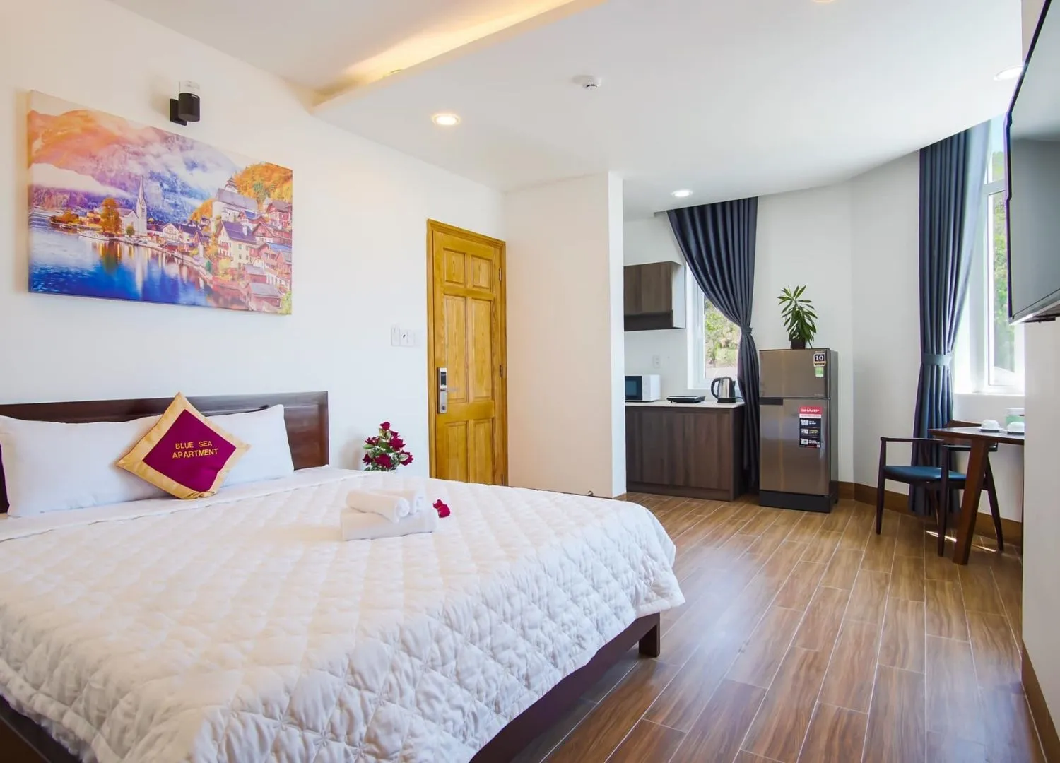 Blue Sea Apartment, tận hưởng sự thư giãn ở chốn đô thị phồn hoa