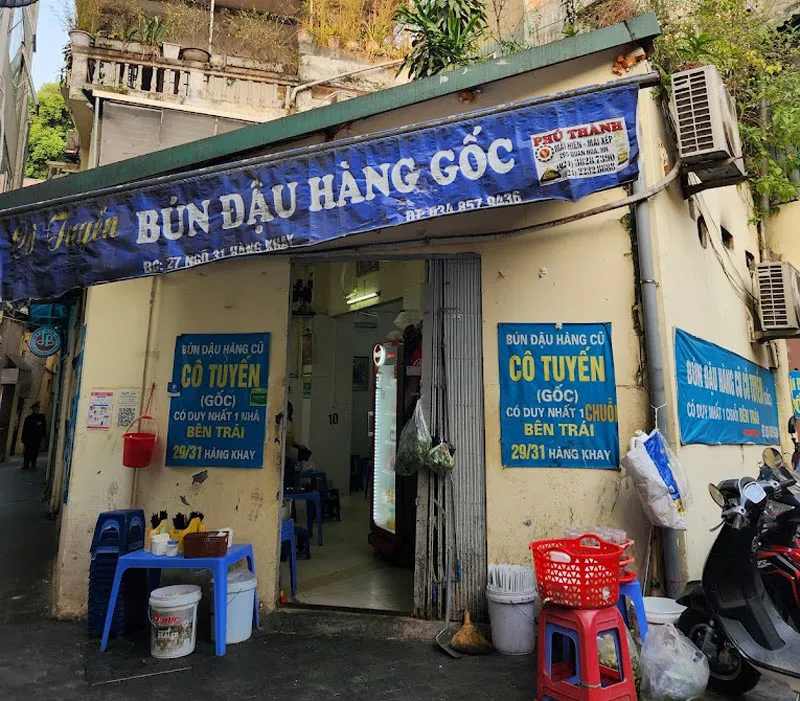 Bún đậu Hàng Khay, thưởng thức tinh hoa ẩm thực Hà Thành