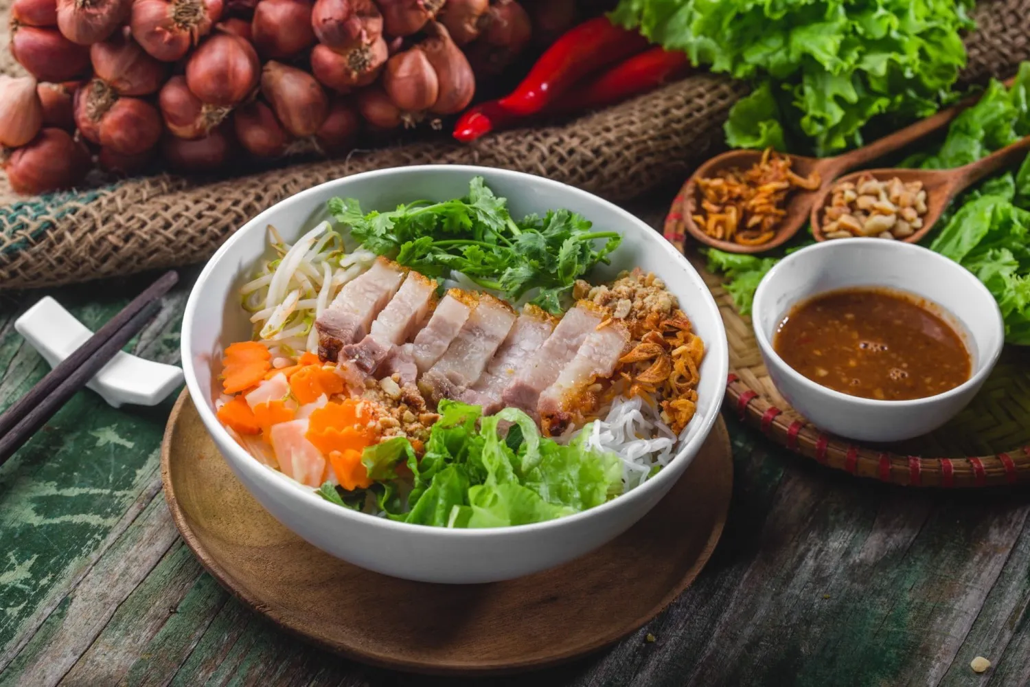 Bún mắm nêm Gia Lai, đặc sản lạ vị giữa lòng đại ngàn