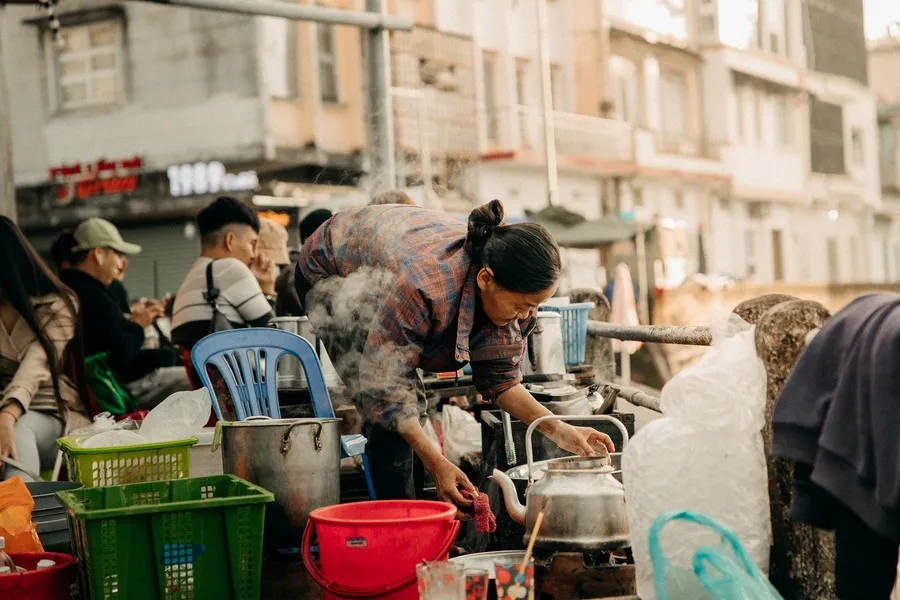 Buổi sáng ở khu Hòa Bình, vẻ đẹp bình dị giữa lòng Đà Lạt