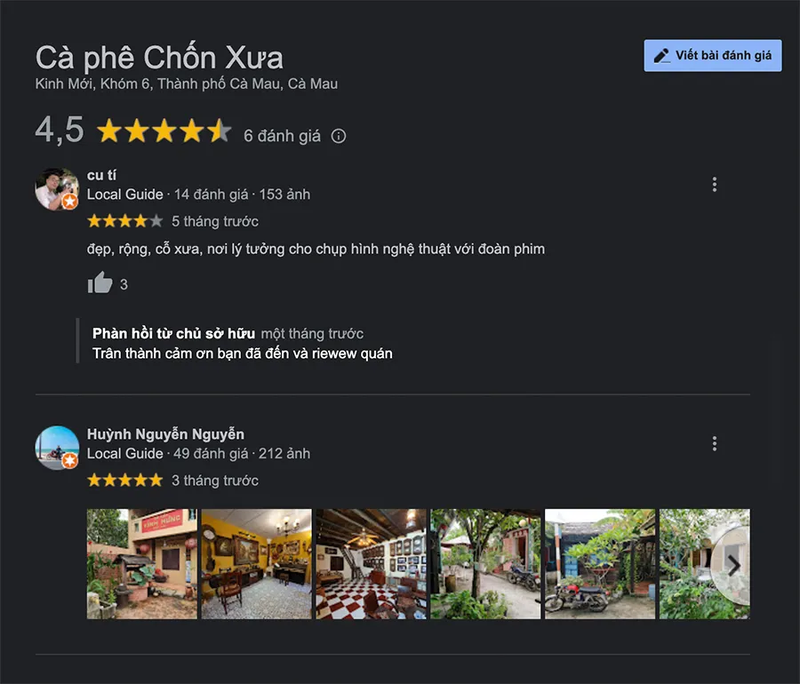 Cà Phê Chốn Xưa Cà Mau, nơi tìm về những hồi ức thân thương