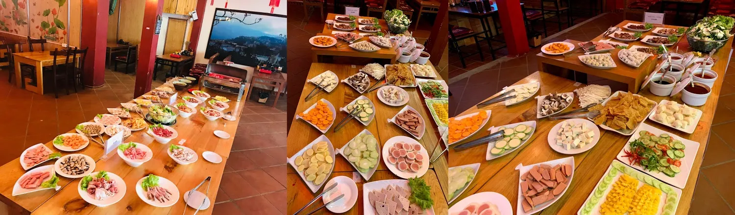 Các nhà hàng buffet Sapa dễ dàng chạm đỉnh vị giác ẩm thực của bạn