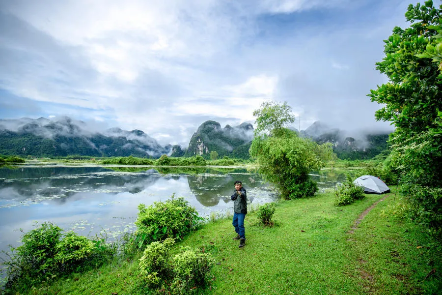 Cắm trại bên Hồ Yên Phú chiêm ngưỡng bức tranh sơn thủy hữu tình