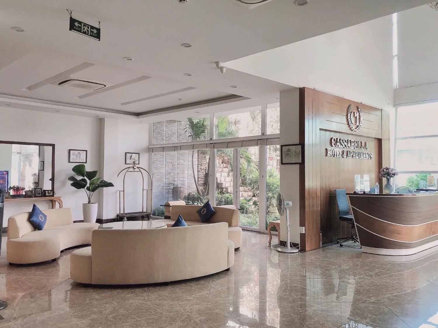 Cassabella Hotel Apartments với không gian yên bình cùng lối kiến trúc châu Âu ấn tượng