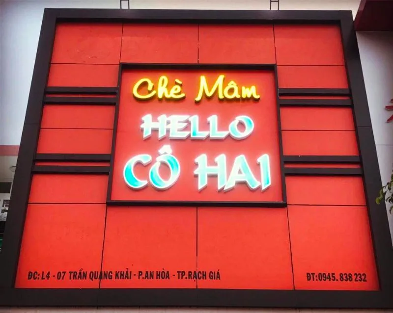 Chè Mâm Hello Cô Hai, điểm ăn vặt dành cho hội mê đồ ngọt