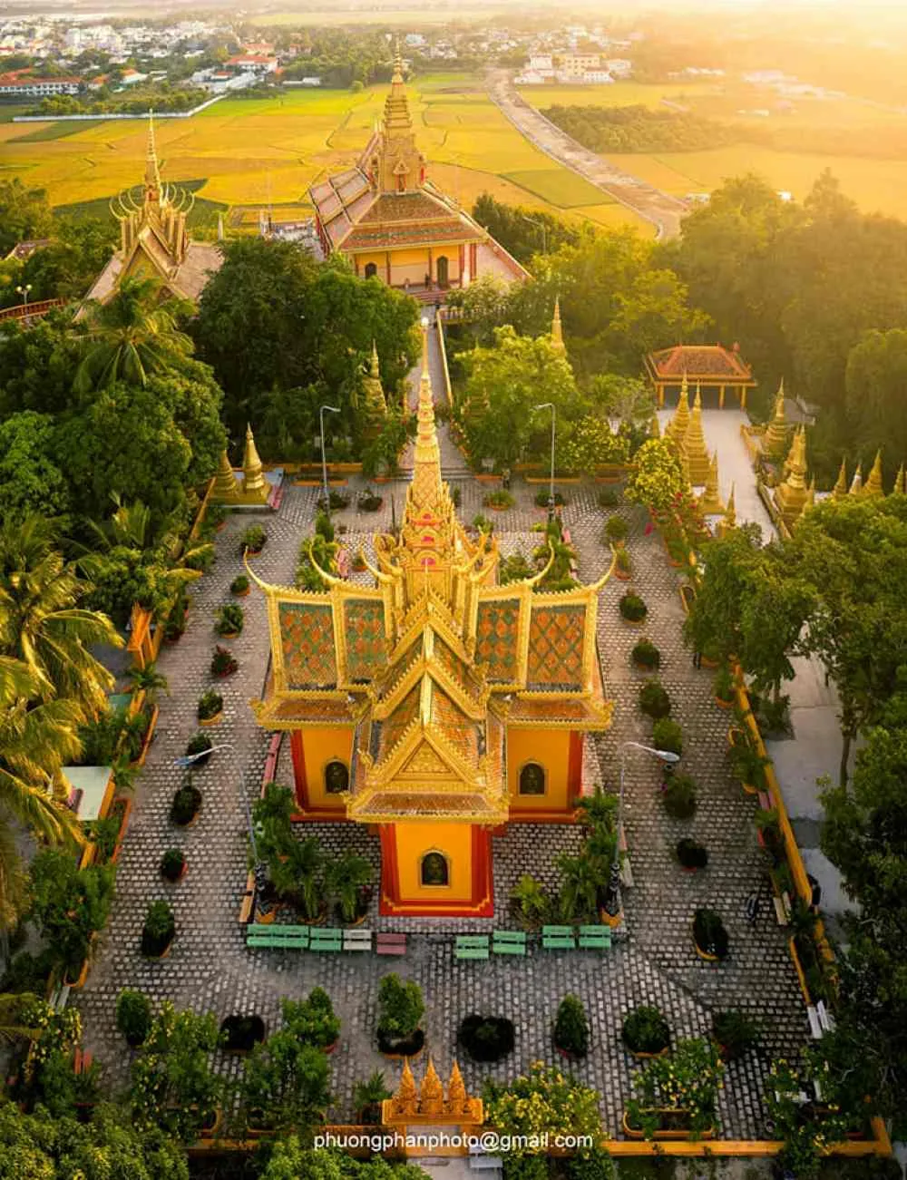 Check-in An Giang tại chùa Tà Pạ trang nghiêm nhưng không kém phần tuyệt sắc