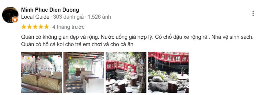 Check in Robusta Koi Garden, quán cafe có hồ cá Koi đẹp mê ly