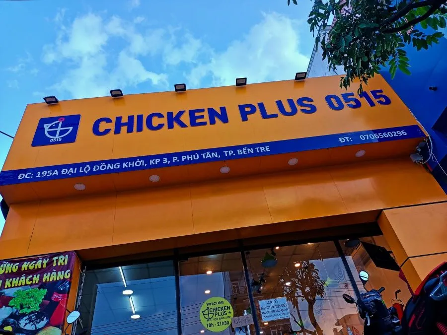 Chicken Plus Bến Tre, nhà hàng chuyên phục vụ các món gà