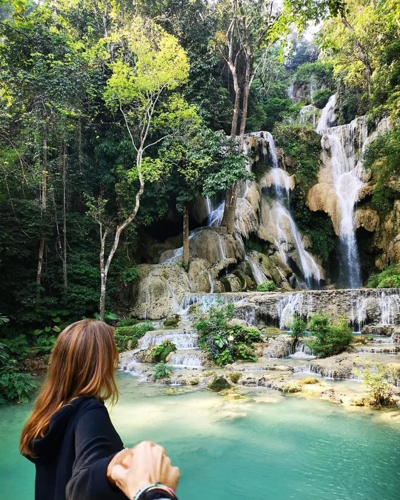 Chiêm ngưỡng vẻ đẹp thác Kuang Si, mỹ nhân xứ Luang Prabang