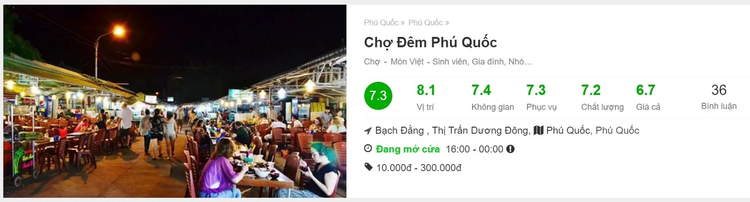 Chợ đêm Phú Quốc – Thiên đường ăn uống chiều lòng mọi tín đồ ẩm thực