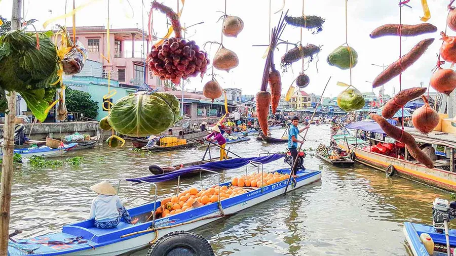 Chợ nổi Trà Ôn, nét văn hóa giao thương đặc sắc miền Cửu Long