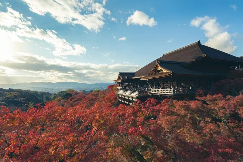 Chùa Kiyomizu-dera độc đáo, vũ đài bên vách núi Kyoto