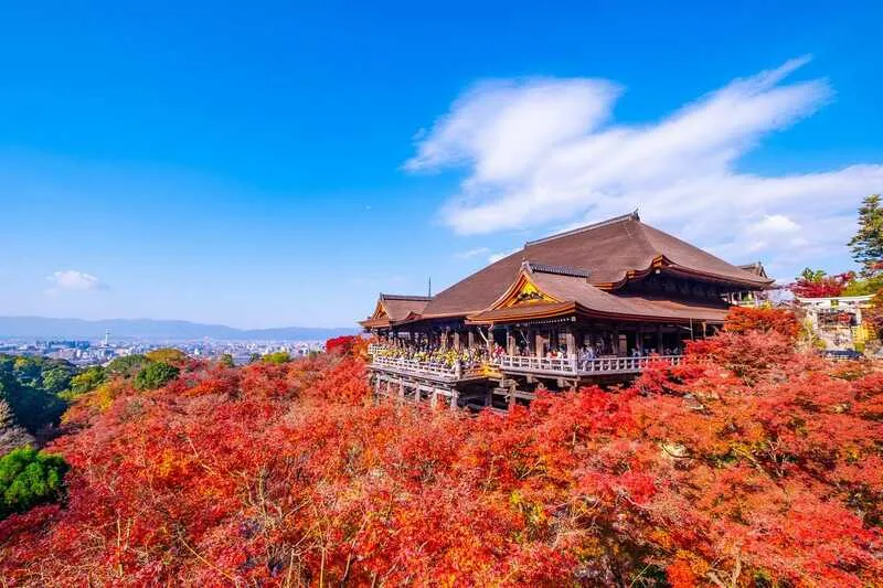 Chùa Kiyomizu-dera độc đáo, vũ đài bên vách núi Kyoto