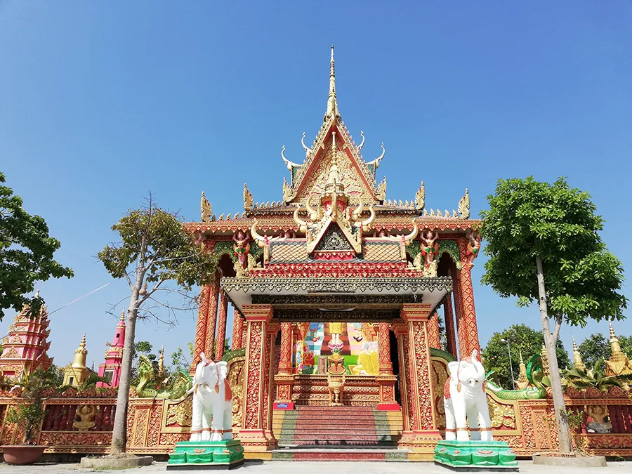 Chùa Monivongsa Bopharam, ngôi chùa Khmer độc đáo của Phật giáo Nam tông