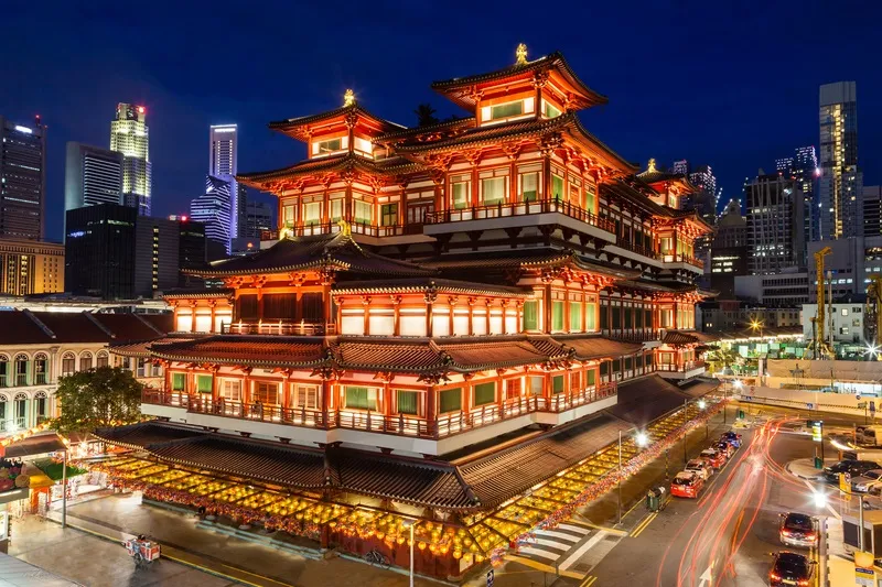 Chùa Răng Phật Singapore không gian linh thiêng giữa lòng Chinatown