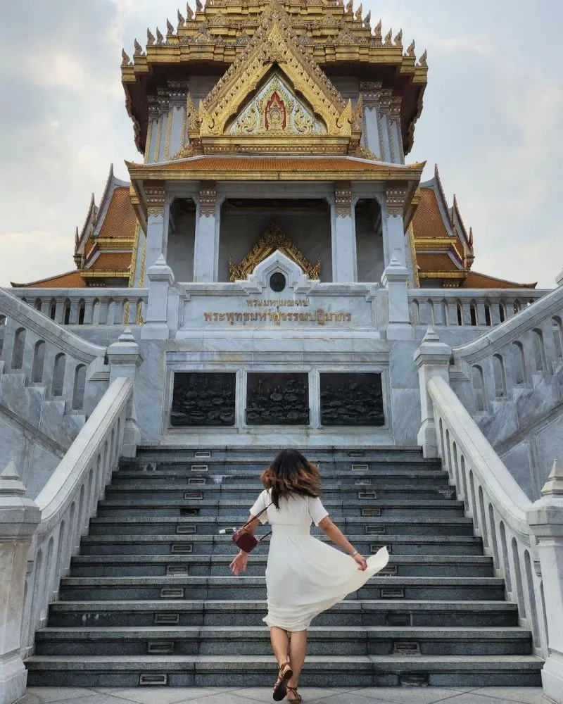 Chùa Vàng Thái Lan,“tọa độ” tâm linh nổi tiếng tại Bangkok