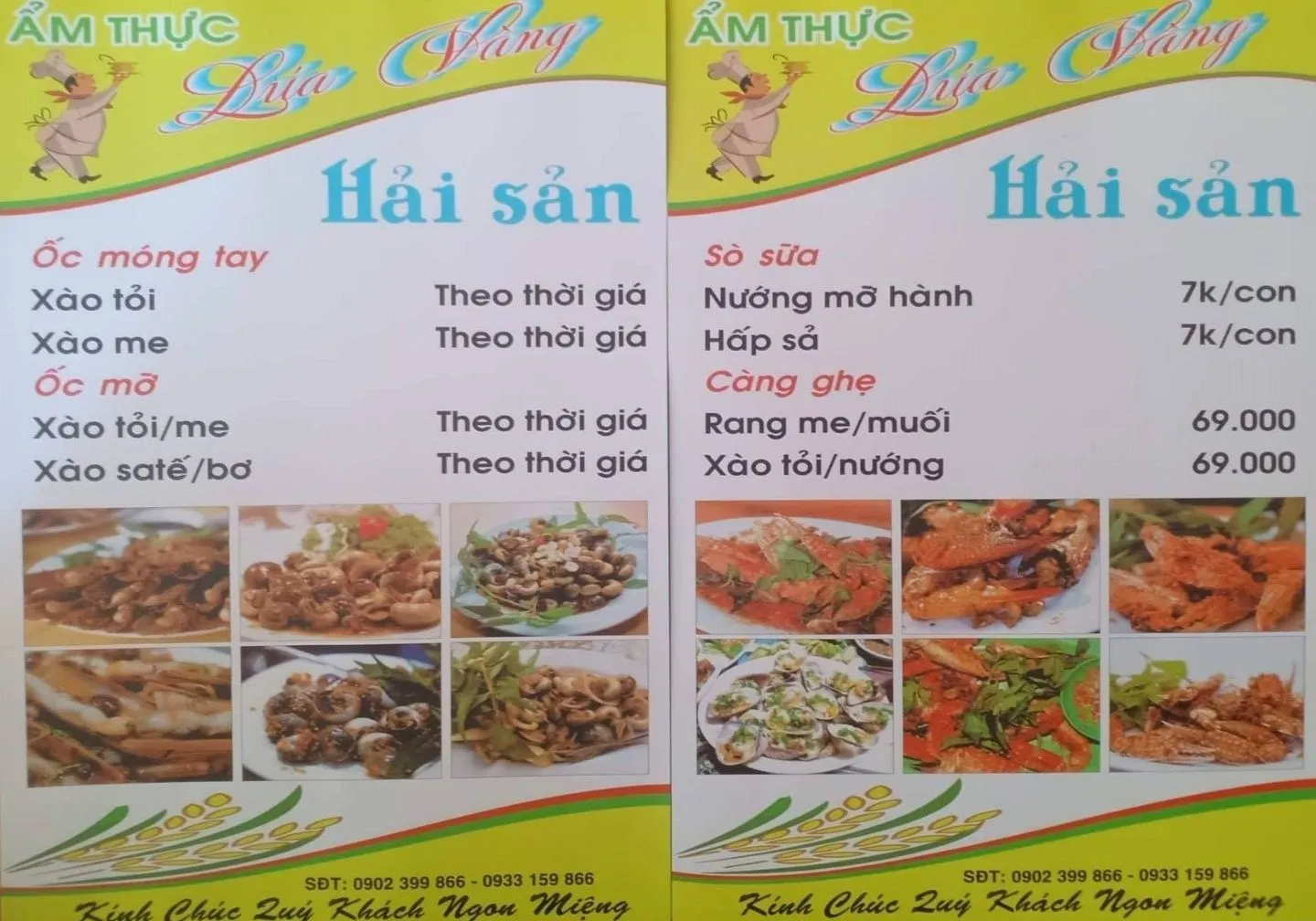 Có gì hot ở quán Ẩm thực Lúa Vàng Tiền Giang?