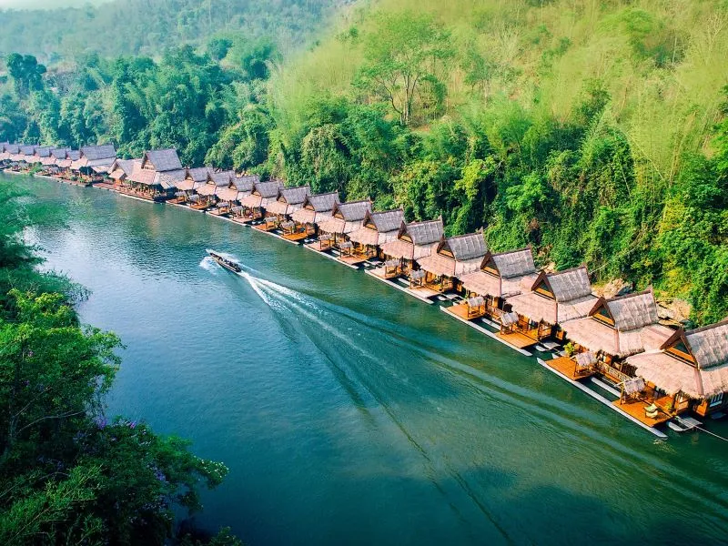 Có một Kanchanaburi đầy thơ mộng nép mình bên dòng Kwai