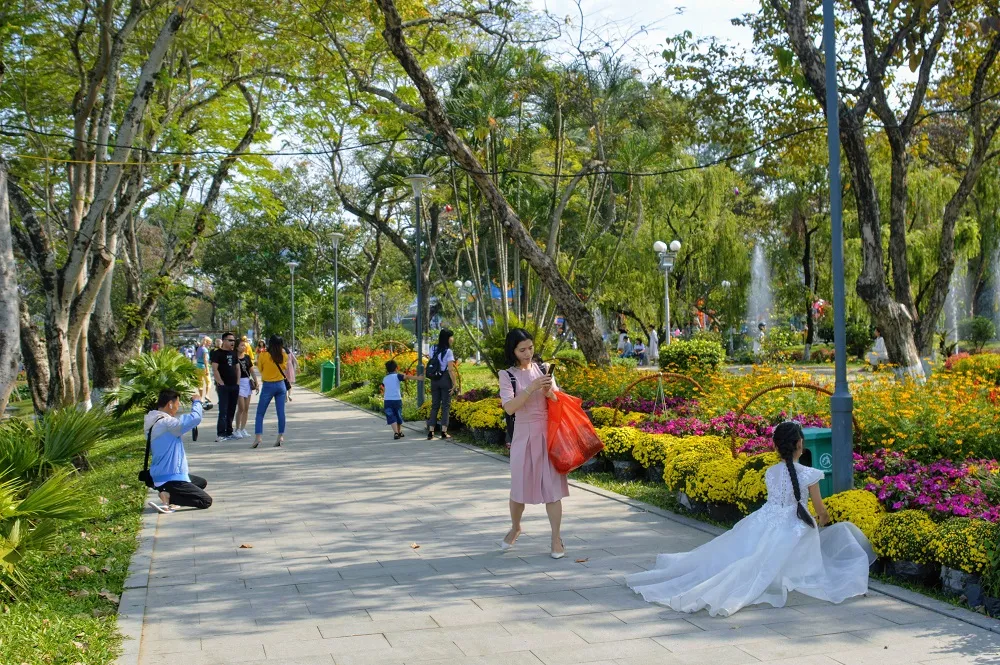 Công viên Lý Tự Trọng – Điểm thư giãn sau một ngày làm việc căng thẳng