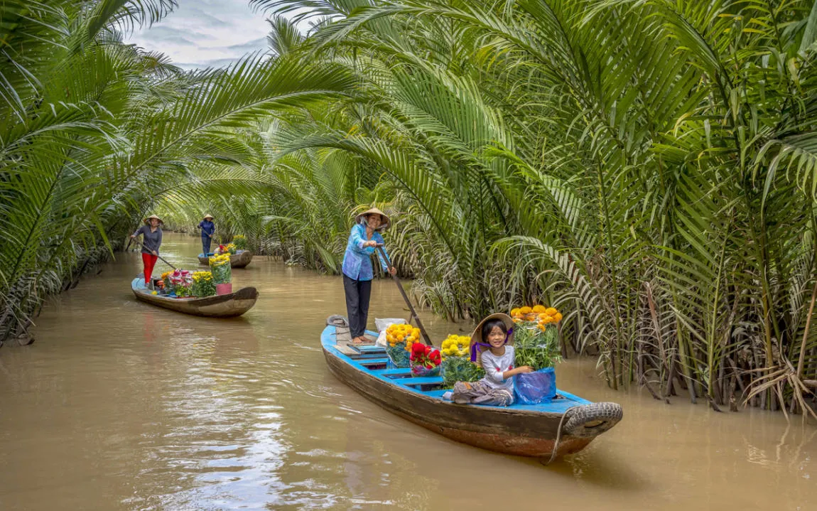 Cù lao Tân Phong Tiền Giang và cuộc sống lênh đênh trên dòng sông Tiền