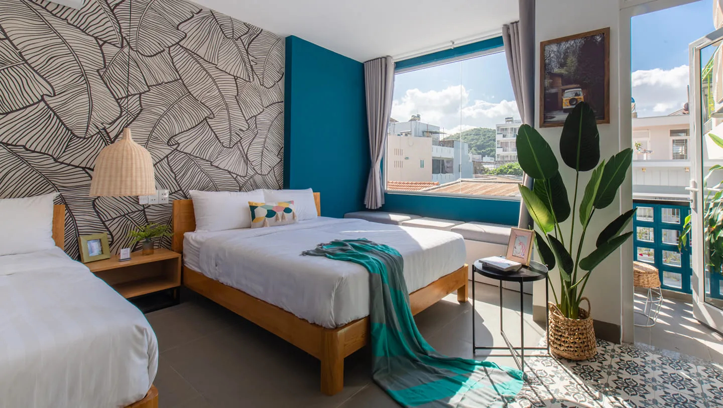 Cùng Shoho Hotel Nha Trang khám phá nội thất xanh độc đáo