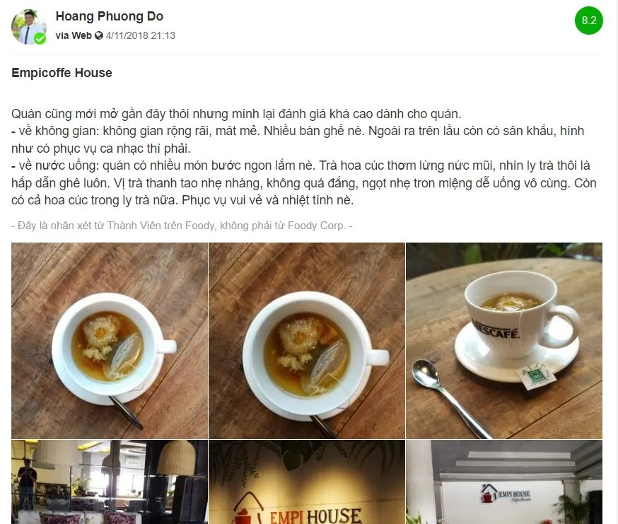 Cuối tuần chill cùng âm nhạc tại EMPI Coffee House Cần Thơ