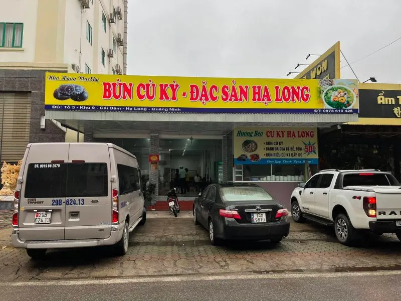 Đặc sắc bún cù kỳ mang đậm hương vị ẩm thực xứ biển