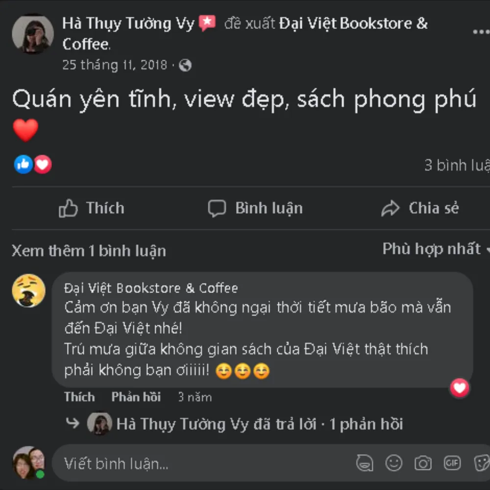 Đắm chìm trong Đại Việt Bookstore and Coffee thanh bình giữa lòng thành phố