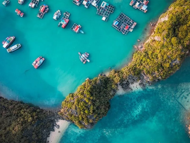 Đảo Nam Cát, Maldives thu nhỏ giữa vịnh Lan Hạ