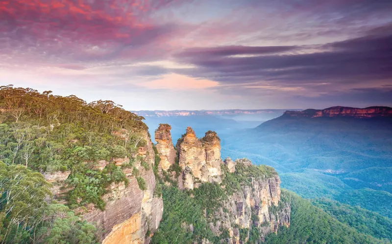 Dãy núi Blue Mountain kỳ quan thiên nhiên hùng vĩ của Úc