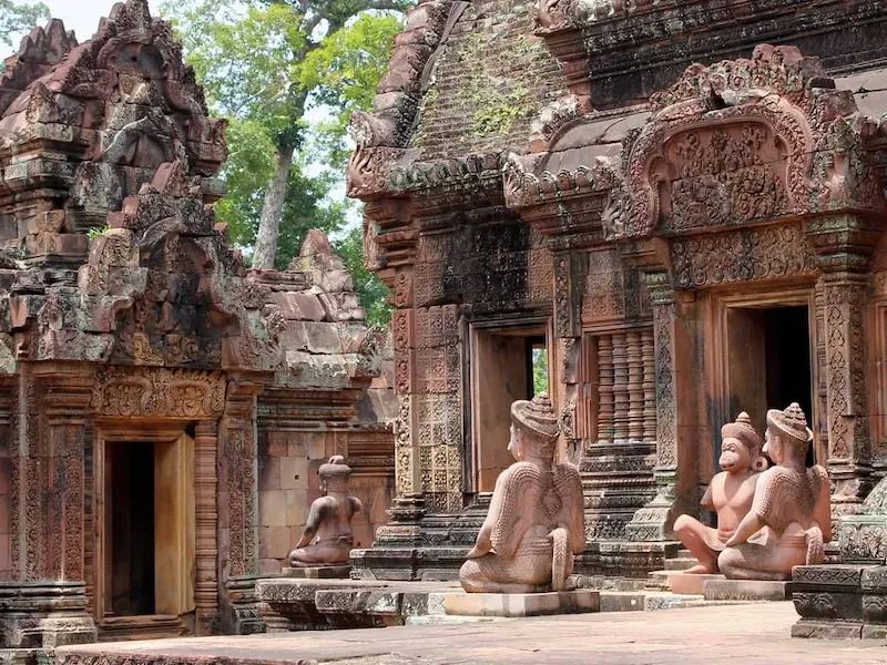 Đền Banteay Srei với đỉnh cao kiến trúc tại Campuchia