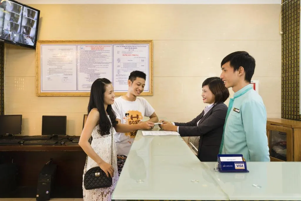 Đến Blue Pearl Hotel thưởng thức bầu trời biển xanh biếc vô tận