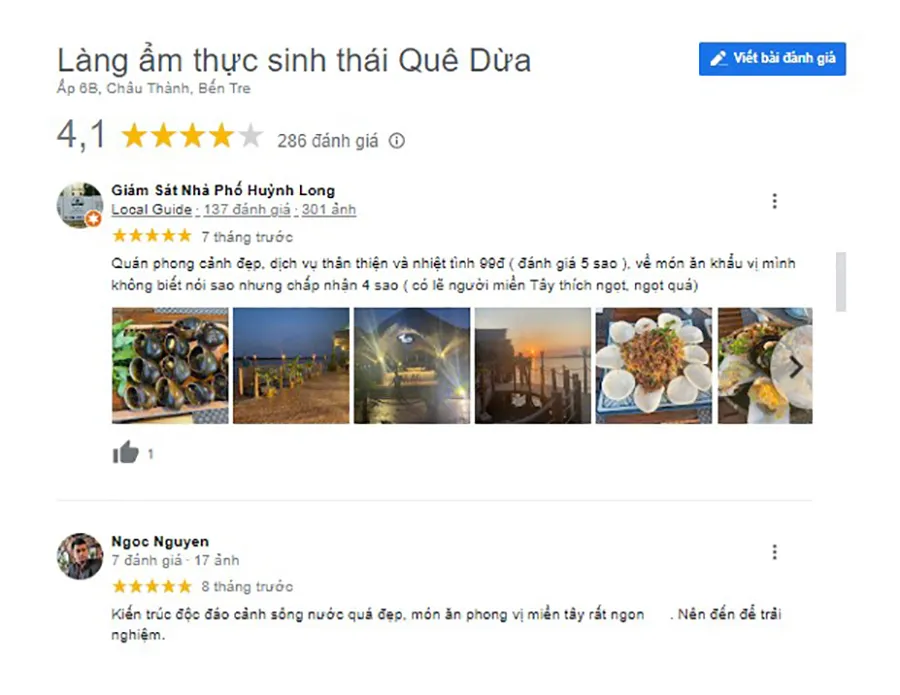 Đến làng sinh thái ẩm thực Quê Dừa Bến Tre thưởng thức đặc sản truyền thống