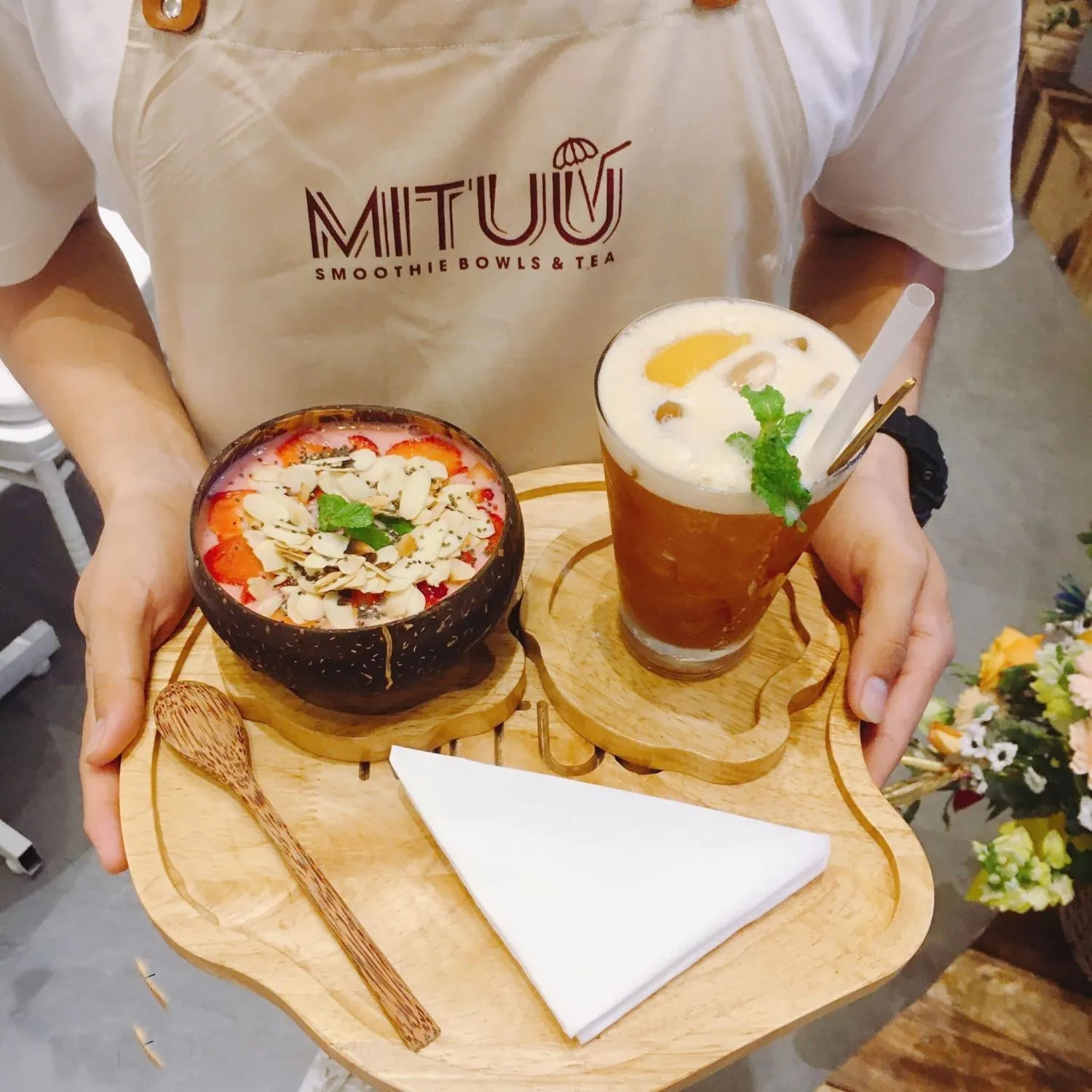 Đến MITUU Smoothie Bowls & Tea ở Cần Thơ chụp cháy máy vẫn chưa hết hình