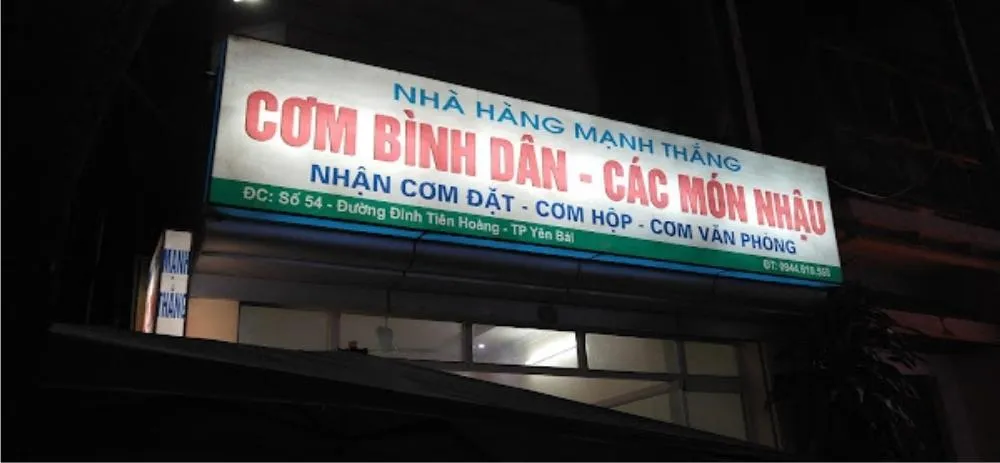 Đến Nhà hàng Mạnh Thắng thưởng thức ẩm thực chuẩn vị