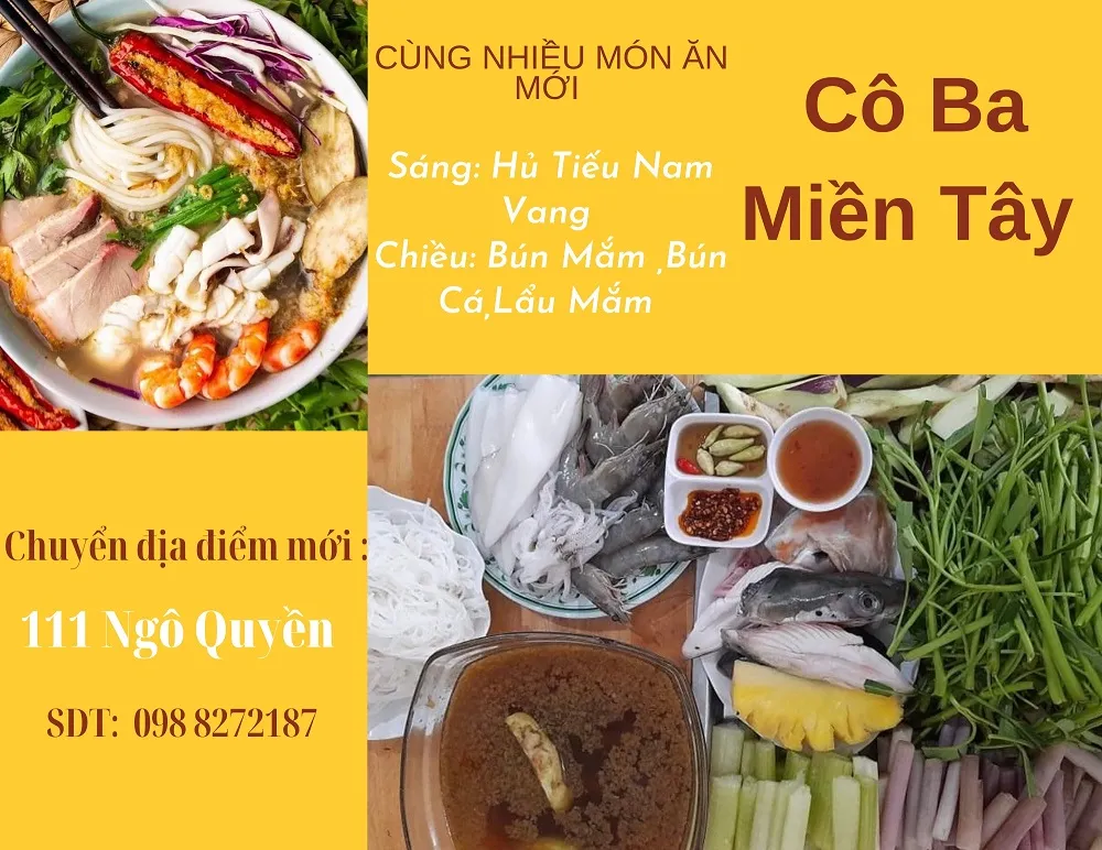 Đến Quán Cô Ba Miền Tây thưởng thức hương vị đặc biệt tại phố núi