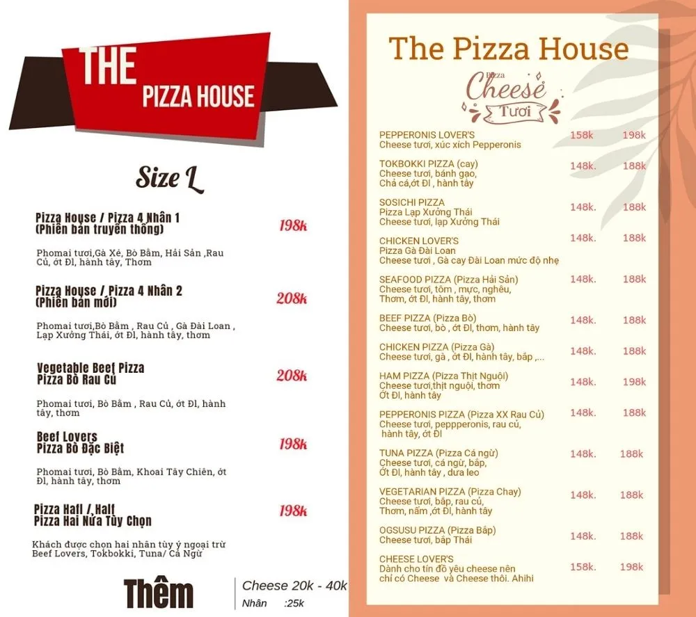 Đổi gió với The Pizza House, không gian ẩm thực Châu Âu thú vị