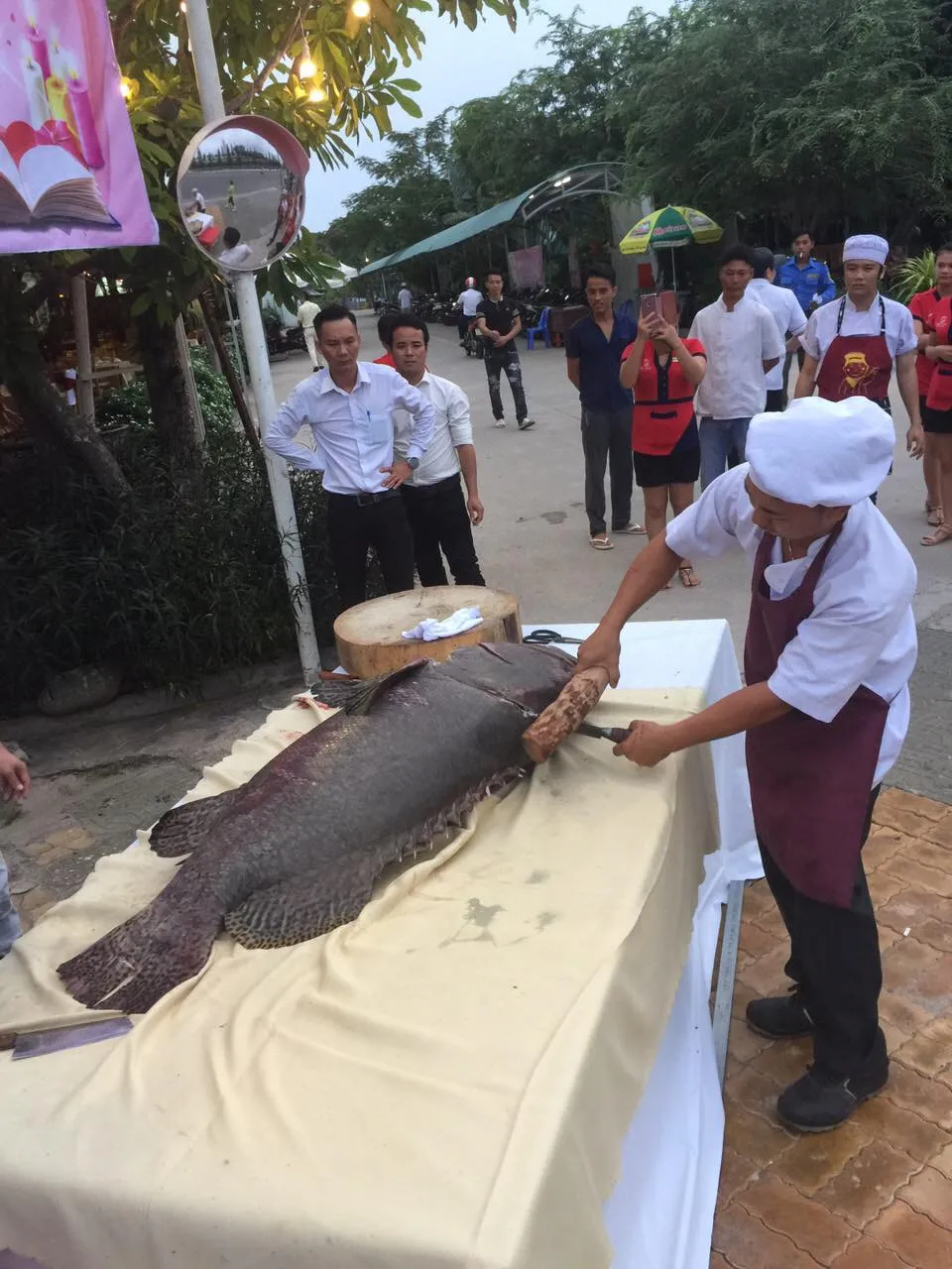 Dùng bữa giữa không gian gần gũi thiên nhiên tại nhà hàng hải sản Vạn Chài