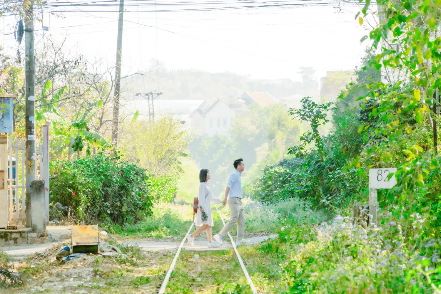 Đường tàu Trần Quý Cáp – Ngắm mai anh đào tại góc trời Đà Lạt đẹp tựa ngôn tình