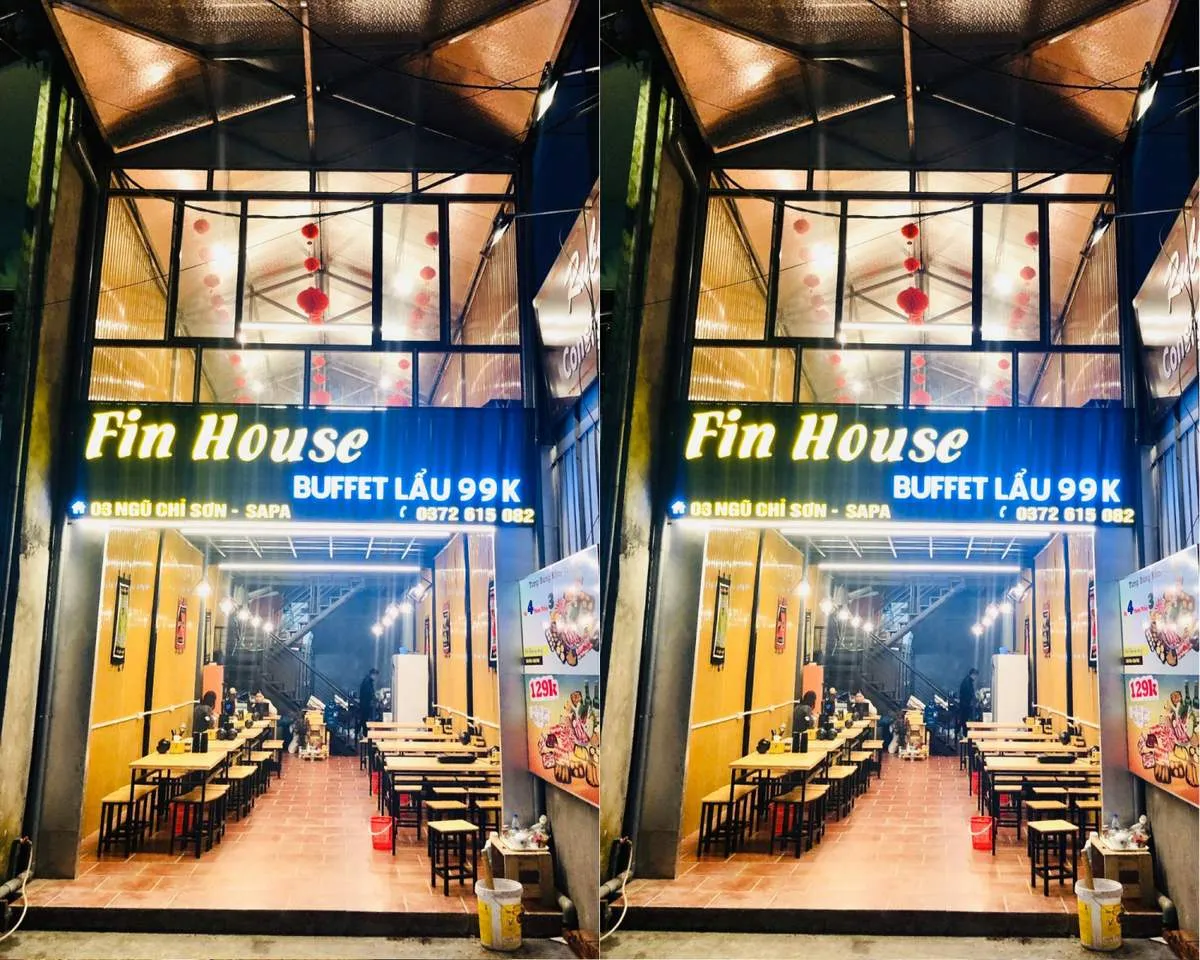 Fin House Sapa Restaurant – Xuýt xoa trước nhà hàng Buffet Lẩu giá yêu thương