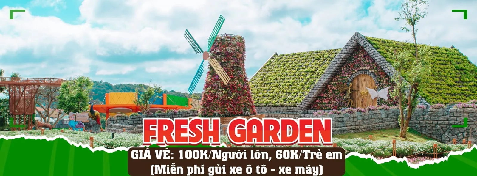 Fresh Garden Dalat – Vườn hoa khổng lồ khoe sắc rực rỡ giữa lòng Đà Lạt