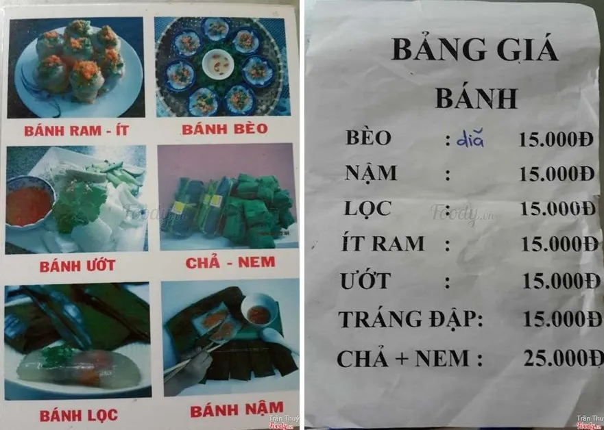 Ghé ăn bánh nậm lọc quán Bà Bé nổi tiếng ở Đà Nẵng