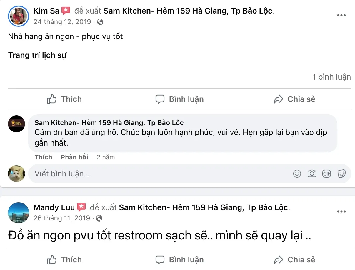 Ghé Sam Kitchen thưởng thức món Âu đúng điệu