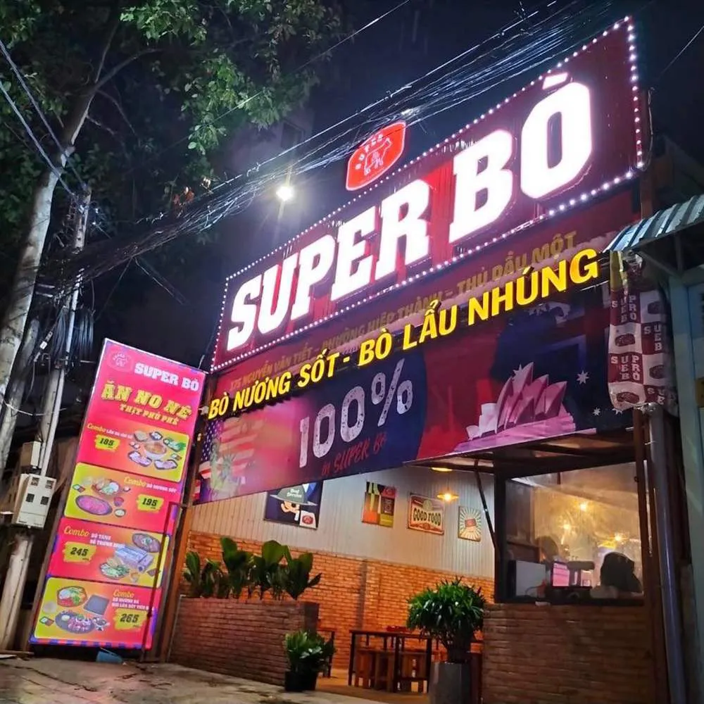 Ghé Super Bò thưởng thức hương vị bò tươi chuẩn vị